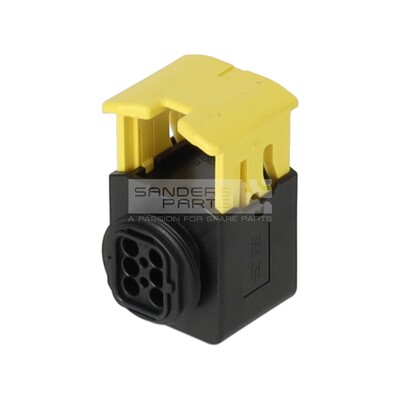 CONNECTOR HOUSING 6-PIN BLACK